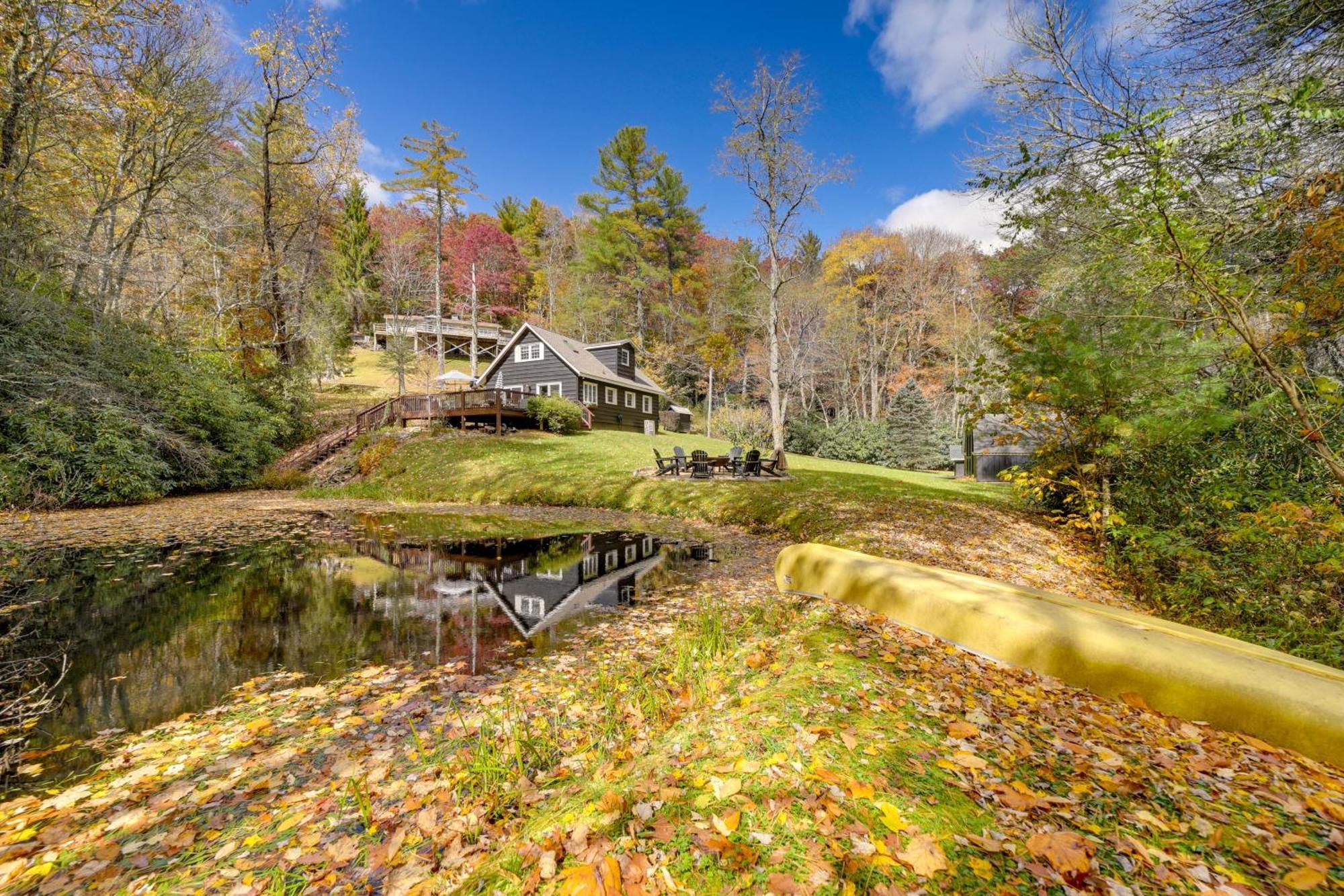 Enchanting Highlands Cottage With Pond And Falls! Eksteriør billede