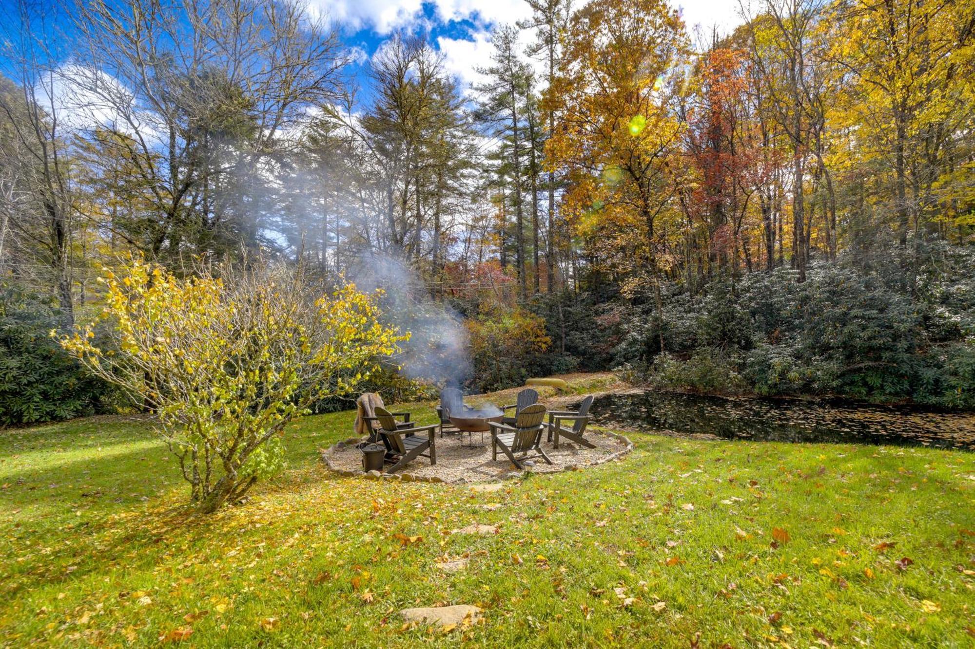 Enchanting Highlands Cottage With Pond And Falls! Eksteriør billede